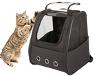 Sac de transport sac à dos pour chat chien lapin fenêtre dos ventilé