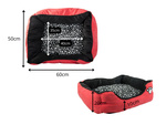 Pat de câine pluș pat de pat cu pull-out perna moale confortabil