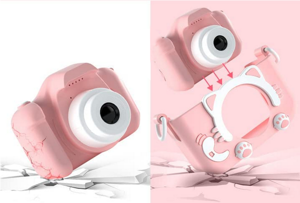 Digitálny fotoaparát pre deti s hrami fotoaparát hry mačička