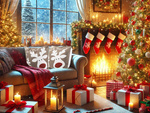 Funda de cojín de navidad 45x45 para navidad