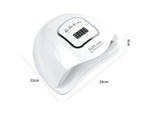 Nagellampe 46 led uv 150w für hybride gels starke sonne x5 max lcd