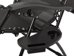 Chaise de plage pliante zero gravity 2in1 chair with canopy