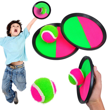 Attraper balle velcro jeu de lancer attraper palettes + balle