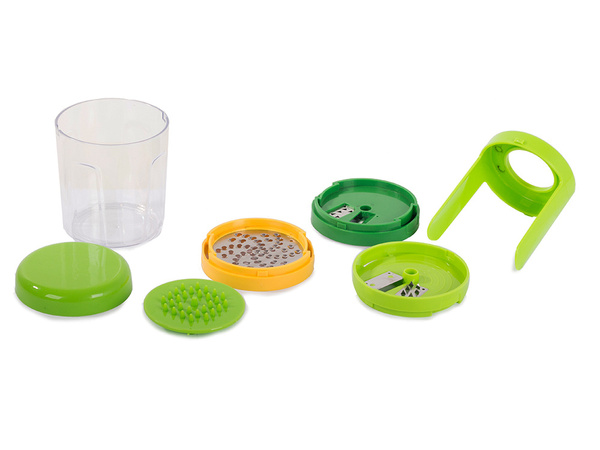 Spiral slicer vegetable grater sharpener