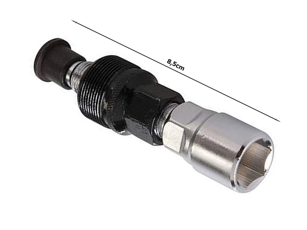 Štvorcový kľúč na sťahovanie kľuky bicykla