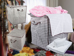 Wardrobe container fabric organiser linen clothes folding 100l