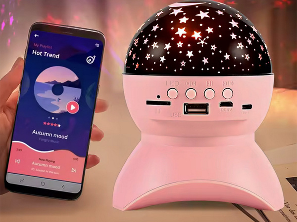 Star projektor öine valgus star led kõlar bluetooth usb projektor