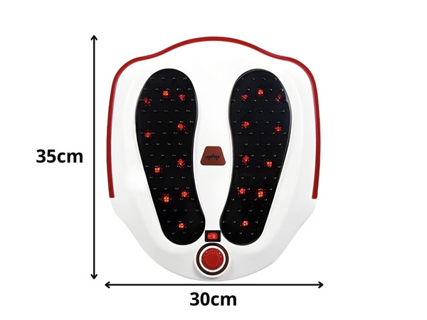 Massage électrique pour les pieds vibrant chauffant réglage de l'intensité