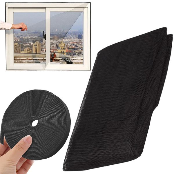 Negru insecte ecran fereastra netting 150x130cm