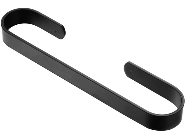 Wandmontierter metall-badetuchhalter