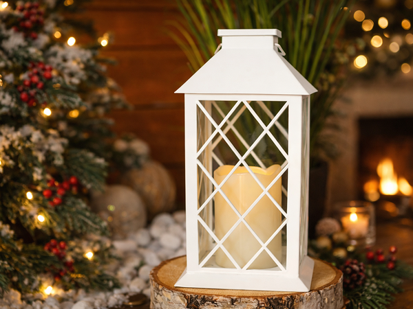 DEKORATÍV LED-ES LÁMPÁS ELEKTROMOS GYERTYÁVAL SOLAR DECORATIVE