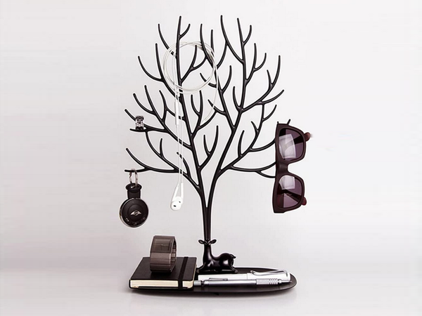 Support pour bijoux bracelets boucles d'oreilles organisateur arbre de cerf présentoir