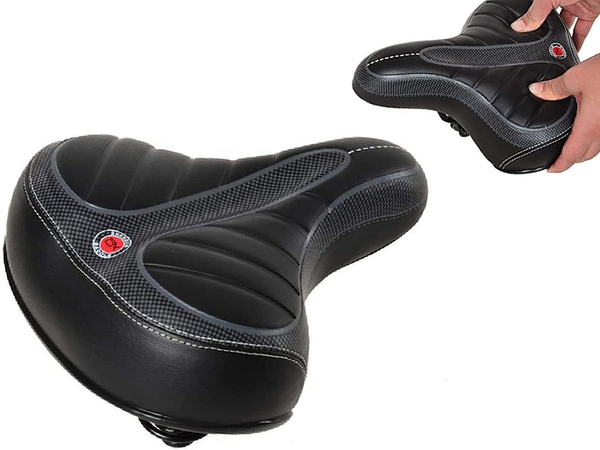 Șa de bicicletă moale confortabil spumă arcuri