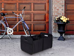 Large organiser for the boot of a car boot stiffened box