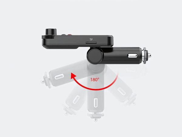 Bluetooth vysielač 5.0 fm reproduktor usb qc tf bass cd 12-24v