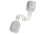 Lock for securing cupboards, drawers, furniture latches and doors against children