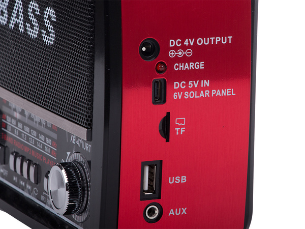 Mobile kitchen radio mains battery fm/am/sw usb aux tf mp3 retro