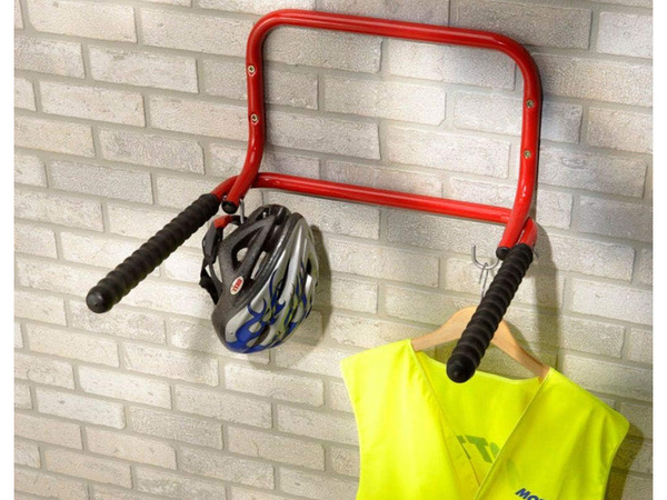 Hanger hook double tool holder workshop bicycle to garage