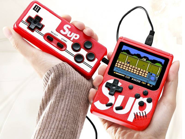 Retro mini portable konsole 400 spiele 3.0 tv spiel box spiele fernbedienung pad