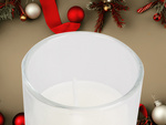 Velas decorativas en vidrio velas corona juego para navidad 2 pcs