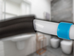 Toilet handle adjustable handrail stable for seniors