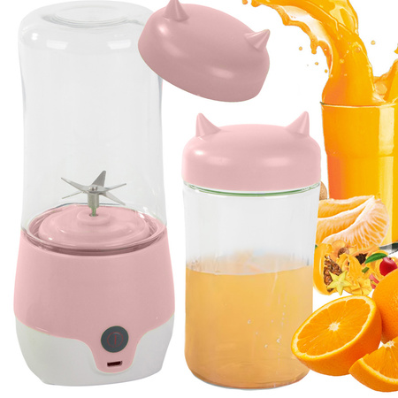 Prenosný bezdrôtový usb blender na smoothie s nádobou na kokteily