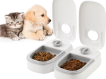 Comedero doble para perro gato dispensador automático de comida temporizador grande