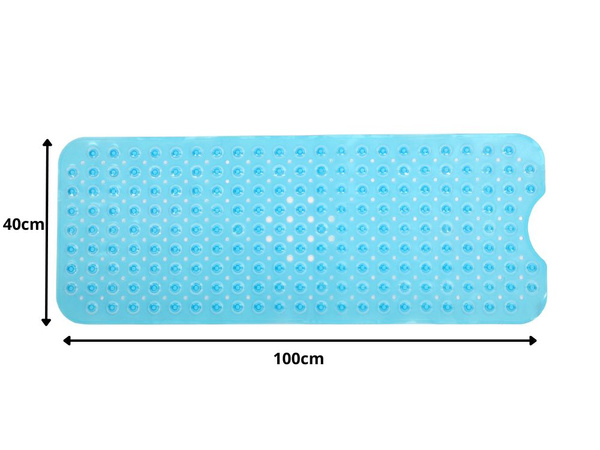 Protiskluzová rohož do vany sprchová rohož velká 100x40 rohož gumová