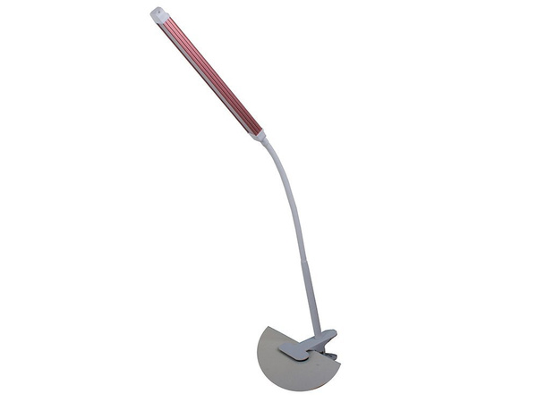 Galda lampa bez ēnām ar kosmētikas klipu