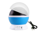 2in1 rotating starry night light