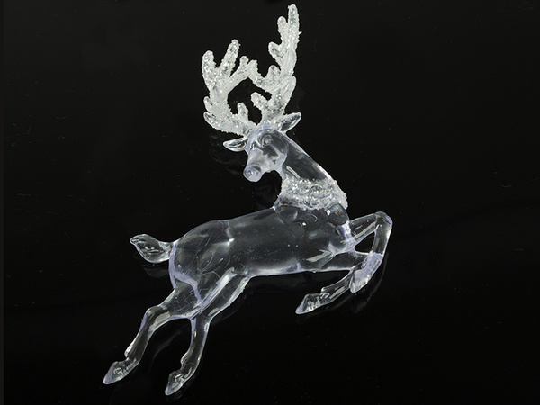 Reindeer christmas tree pendant glitter christmas decorations