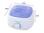 Canned wax warmer for soft and hard wax