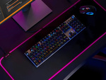 Spēļu spilventiņš ar apgaismojumu rgb xxl 90x40 zem peles tastatūras usb
