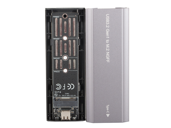 Škatla za adapter trdega diska m.2 sata ngff usb 3.1 usb typ-c 2230-2280mm