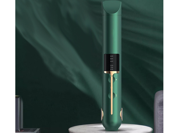 Hair straightener ceramic lcd 2in1 regulatory temperature power bank