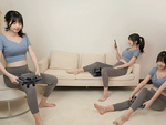 Powerful body massager 4 heads 20 levels of strength + 6 pulse modes usb