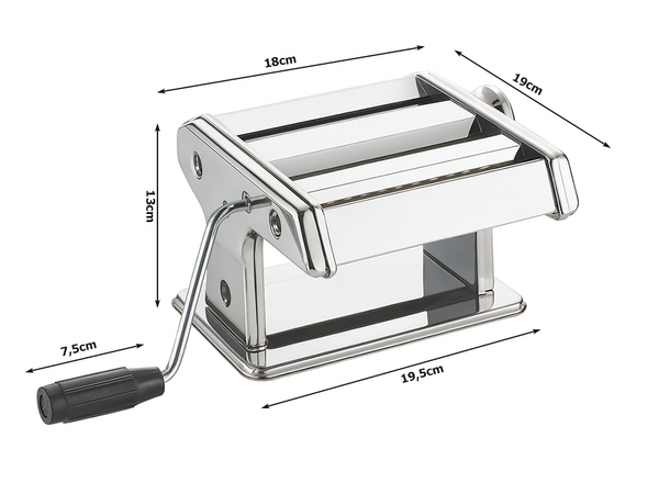 Máquina para hacer pasta casera fácil de usar acero inoxidable ajuste