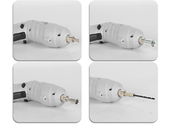 Sada akumulátorových mini šroubováků 45 kusů bitů usb pouzdro