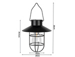 LAMPE SOLAIRE SUSPENDUE AVEC CAPTEUR CRÉPUSCULAIRE ÉTANCHE VINTAGE JARDIN