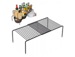 Estanteria metalica regulable anchura extensible para cocina organizador negro