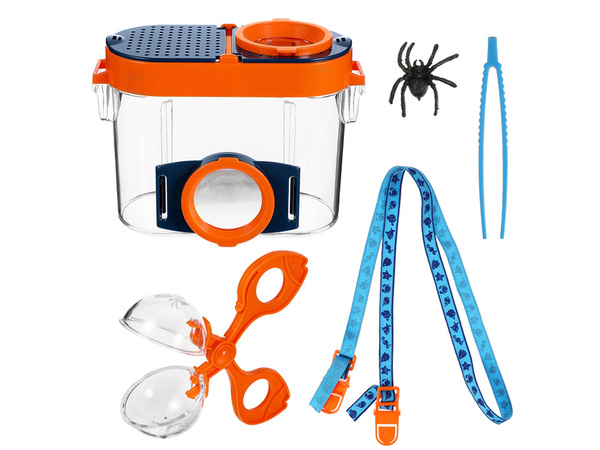 Magnifying glass insect magnifying glass container