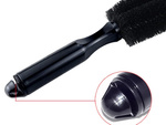 Wheel rim brush for cleaning car wheels detailing