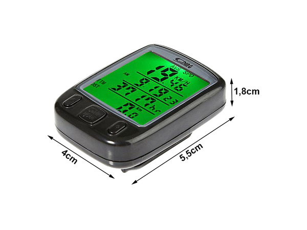 Compteur de vitesse lcd étanche pour vélo