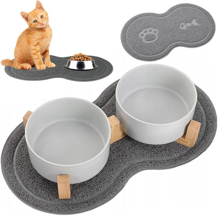 Dog bowl pad cat bowl waterproof non-slip mat