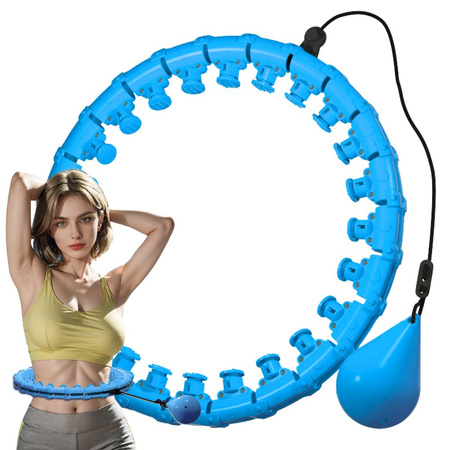 Težki hula hoop za vaje za hujšanje nastavljiv masažni obroč