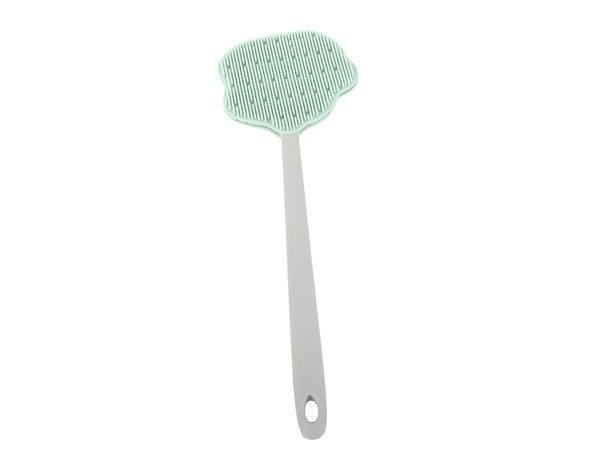 Back body brush with handle silicone washer sponge