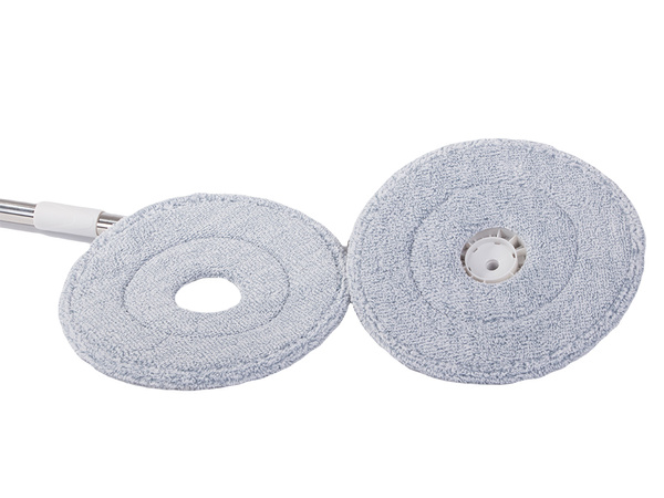 Mopa rotativa 360 spin cubo set 2x pads microfibra