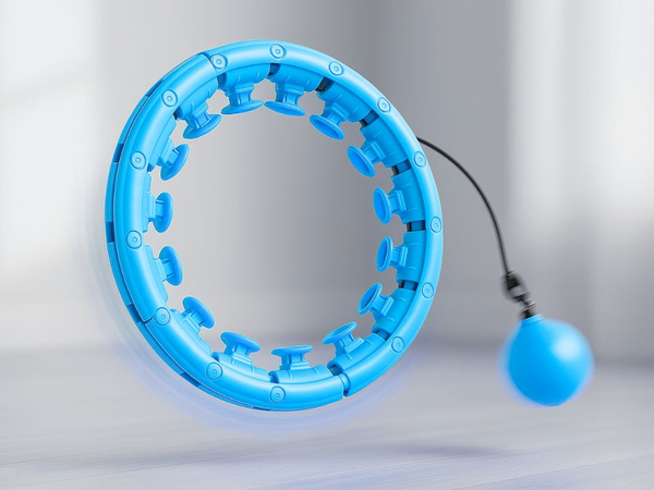 Težki hula hoop za vaje za hujšanje nastavljiv masažni obroč