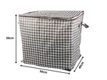Armario contenedor tela organizador ropa lino plegable 100l