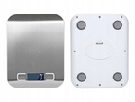 Precioso pesas electronicas de cocina 5kg/1g aparatos domesticos pantalla lcd acero